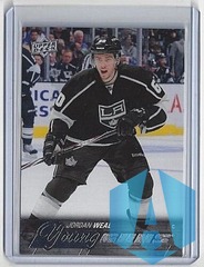 2015-16 Upper Deck Young Guns Rookie #202 Jordan Weal Los Angeles Kings